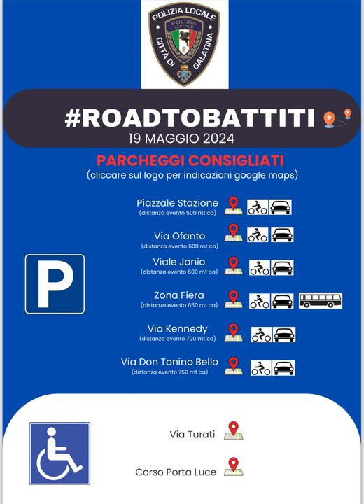 Parcheggi Road to Battiti