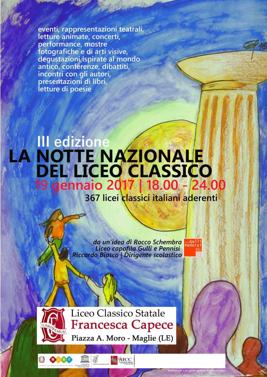 Al Capece La "Notte Nazionale Del Liceo Classico"